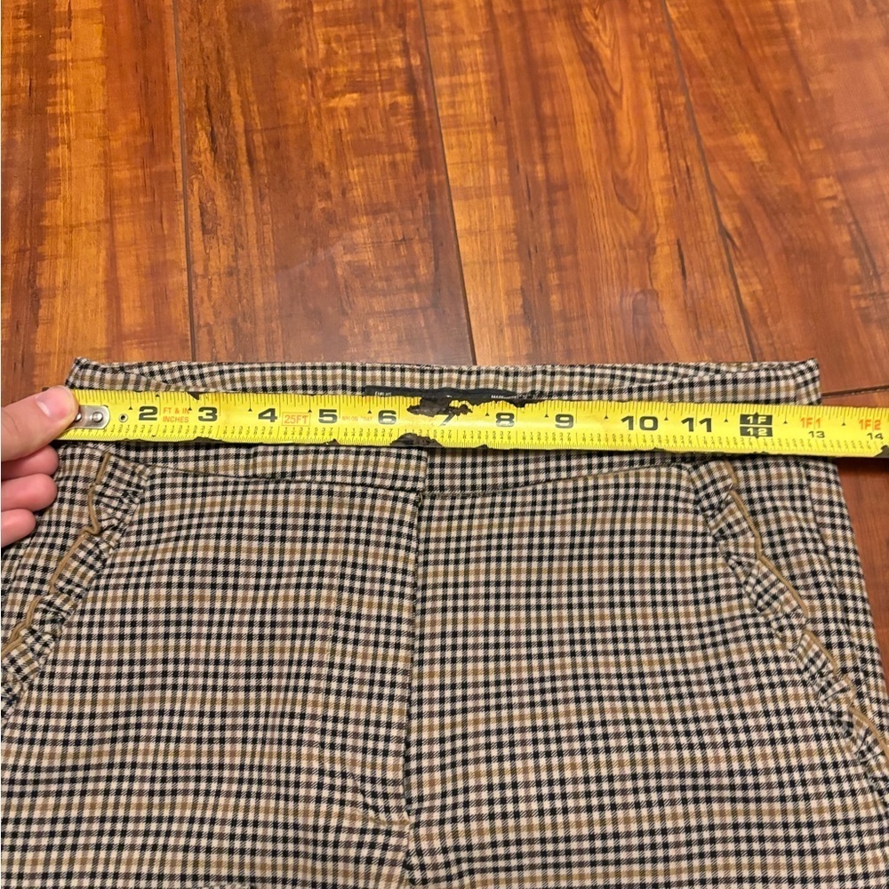 Zara women’s pull on houndstooth skinny ankle pockets pants size xs 26 - Picture 11 of 16
